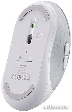 Мышь Baseus F02 Ergonomic Wireless Mouse (белый)