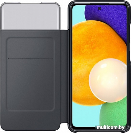 Чехол Samsung S View Wallet Cover для Samsung Galaxy A52 (черный)