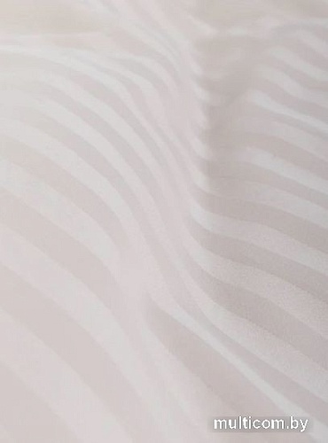 Постельное белье GoodNight Pure Страйп-сатин 1.5сп 417430 (бежевый)