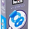 Виброкольцо LUXE Vibro Дьявол в доспехах + презерватив 651