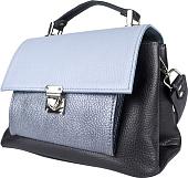 Женская сумка Carlo Gattini Classico Agliano 8036-01 (черный/голубой)