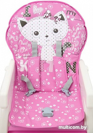 Стульчик для кормления Polini Kids 460 (розовый)