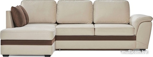 Угловой диван PirroGroup Консул угловой (левый, велюр, velvet biege)