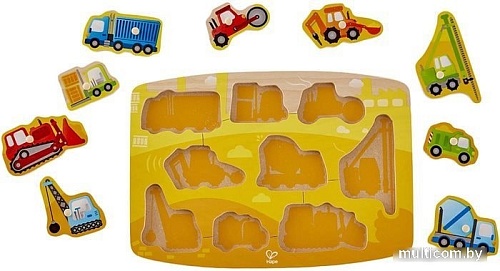 Мозаика/пазл Hape Строительная техника E1407