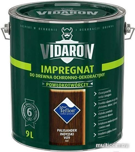 Пропитка Vidaron Impregnant V09 9 л (индийский палисандр)