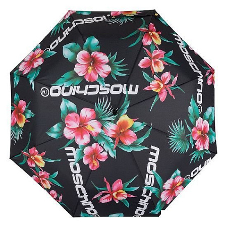 Зонт Moschino Hibiscus Black
