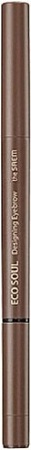 Карандаш для бровей The Saem Eco Soul Designing Eyebrow (01 Brown)