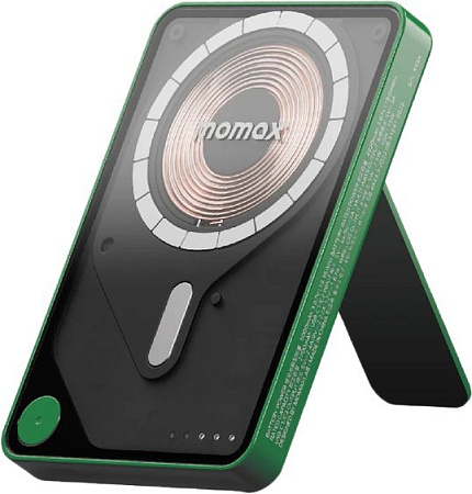 Внешний аккумулятор Momax 1-Power X Pro Magnetic Built-In USB-C IP131 5000mAh (зеленый)