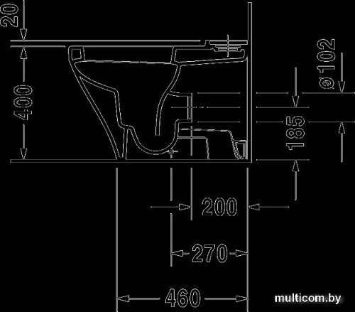 Унитаз Duravit DuraStyle (215509)