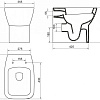 Унитаз BelBagno Lago BB128CB