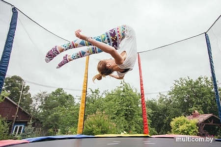 Батут Sundays Acrobat-D312 (зеленый, с сеткой)