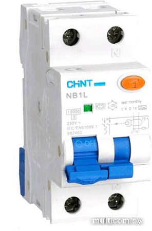 Дифференциальный автомат Chint NB1L 1P+N C32 30mA AC 10kA (36mm) (R)