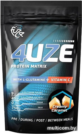 Протеин Pureprotein Fuze 4uze + L-Glutamine (750г, сливочная карамель)