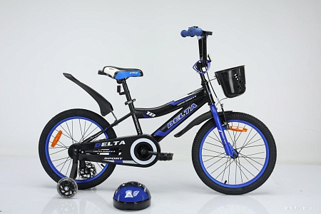 Детский велосипед Delta Sport 1805 (синий, разобранный, в коробке)