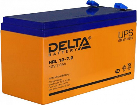 Аккумулятор для ИБП Delta HRL 12-7.2 (12В/7.2 А&middot;ч)