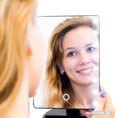 Косметическое зеркало Gess uLike Mini (черный)