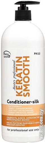Кондиционер Frezy Grand Keratin Silk Для разглаживания и ламинирования керапластика 1 л