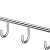 Крючок для ванны FORA Drop FOR-DP004