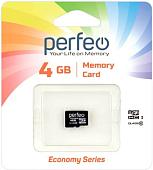 Карта памяти Perfeo microSDHC PF4GMCSH10ES 4GB