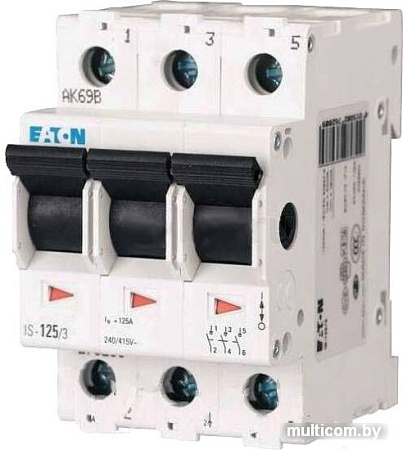 Выключатель нагрузки Eaton IS-20/3 3P 20A 12.5kA 3M 276260