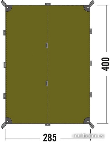 Тент Tatonka Tarp 4 (светло-оливковый)