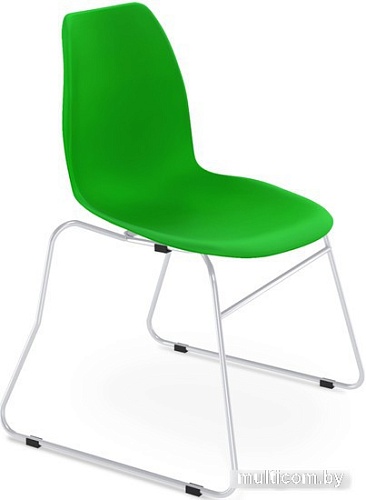 Стул Sheffilton SHT-ST29/S145-2 (зеленый/хром лак)