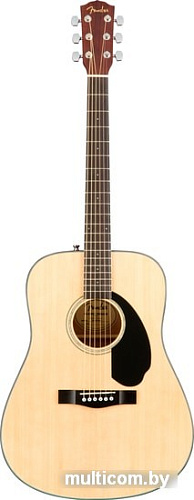 Акустическая гитара Fender CD-60S (натуральный)