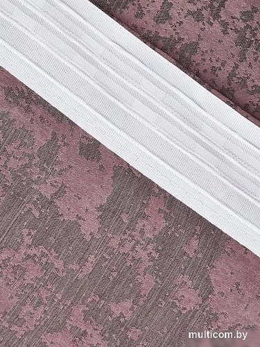 Комплект штор Mio Tesoro Мрамор 150x270 (2 шт, пыльная роза)