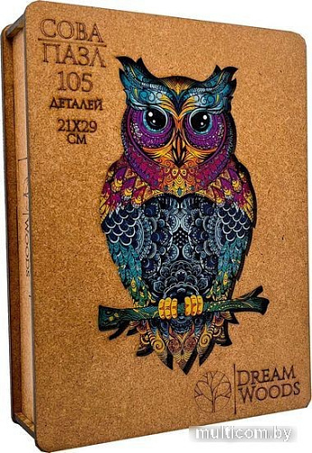 Пазл Dream Woods Сова P-002 (105 эл)