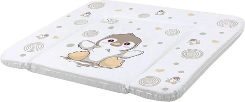 Пеленальный матрас Sweet Baby Pinguino New Crema 80x71 (пингвин бежевый)