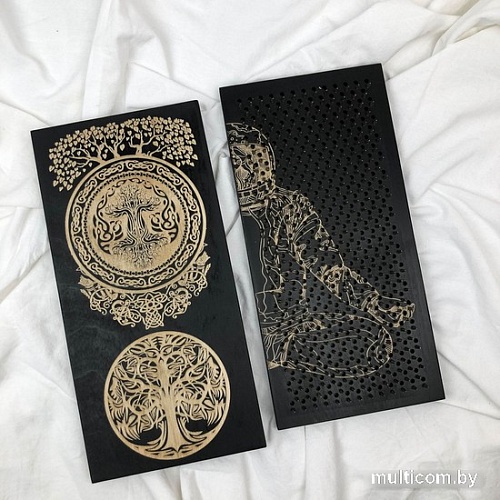 Доска садху Verbayoga BF002 (black, шаг гвоздей 8 мм)