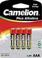 Батарейки Camelion AAA 4 шт. [LR03-BP4]
