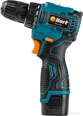 Дрель-шуруповерт Bort BAB-16-BLK 93414868 (с 2-мя АКБ, кейс)