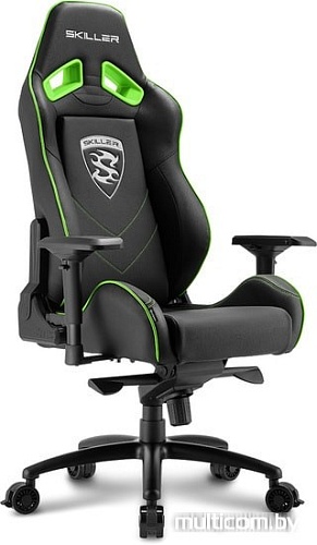 Кресло Sharkoon Shark Skiller SGS3 BK/GN (черный/зеленый)