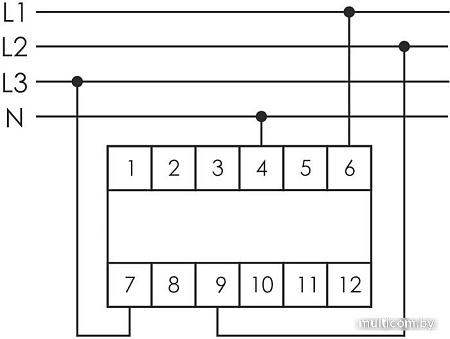 Реле напряжения Евроавтоматика F&F LK-713 EA04.007.002