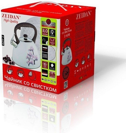 Чайник со свистком ZEIDAN Z-4218