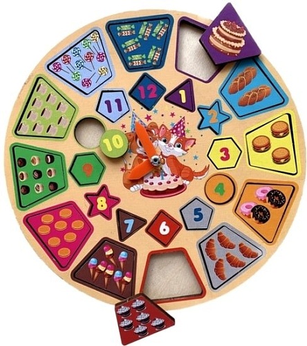 Развивающая игра Paremo Часики сладости PE720-154