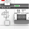 Дифференциальный автомат EKF PROxima АД-32 2P 6А (C) 30мА тип AC 4.5кА DA32-06-30-pro