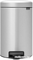 Brabantia Pedal Bin NewIcon 12 л (серый металлик)
