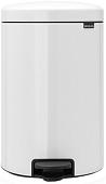 Brabantia Pedal Bin NewIcon с корзиной 20 л (белый)