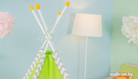 Вигвам Polini Kids Зигзаг (зеленый)