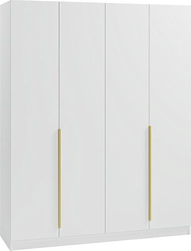 Шкаф распашной Soma Lord Gold 160x200 (белый)