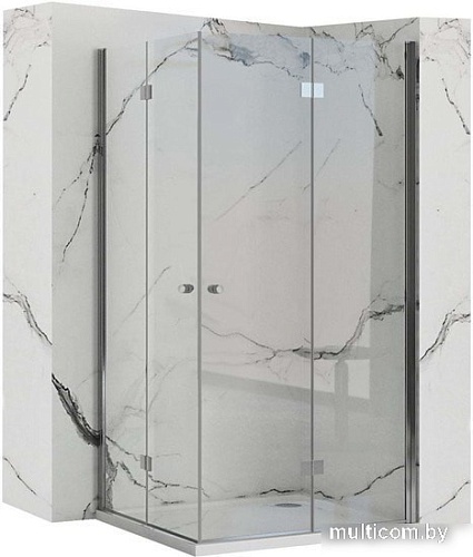 Душевая дверь Rea Fold Modul 90 N2 (хром/прозрачное стекло)