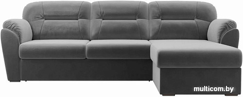 Угловой диван Лига диванов Бостон 100538 (серый)