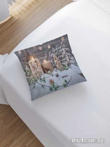 Чехол на подушку JoyArty Зимние украшения sl_21446