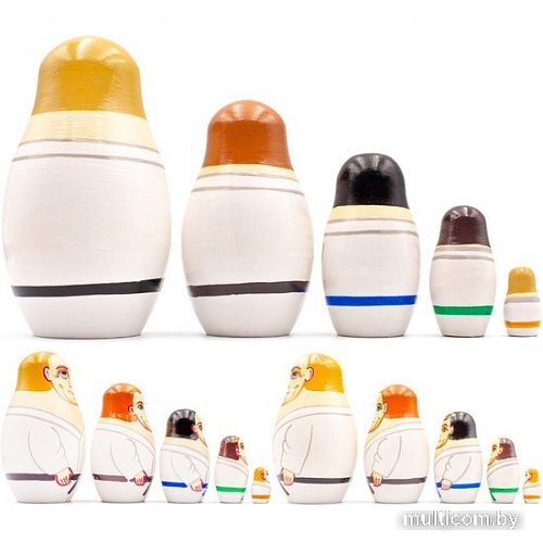 Развивающая игра Брестская Матрешка Боевые искусства (набор 5 шт)