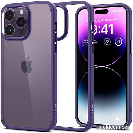 Spigen Ultra Hybrid iPhone 14 Pro Max ACS05574 (фиолетовый)