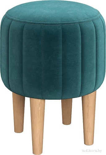 Пуфик Mio Tesoro Амма круглый (изумрудный №20)