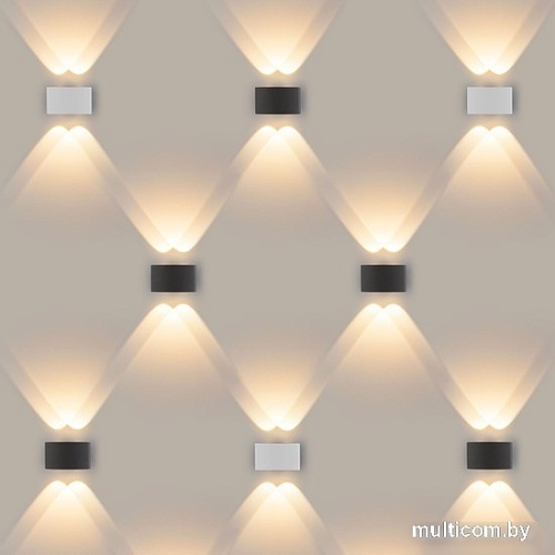 Уличный настенный светильник Elektrostandard 1555 Techno LED (серый)