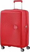 Чемодан-спиннер American Tourister SoundBox Coral Red 67 см